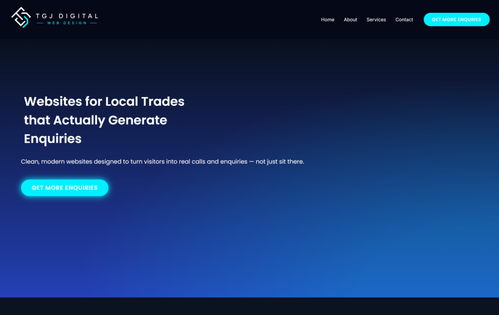 website hero screenshot (desktop)